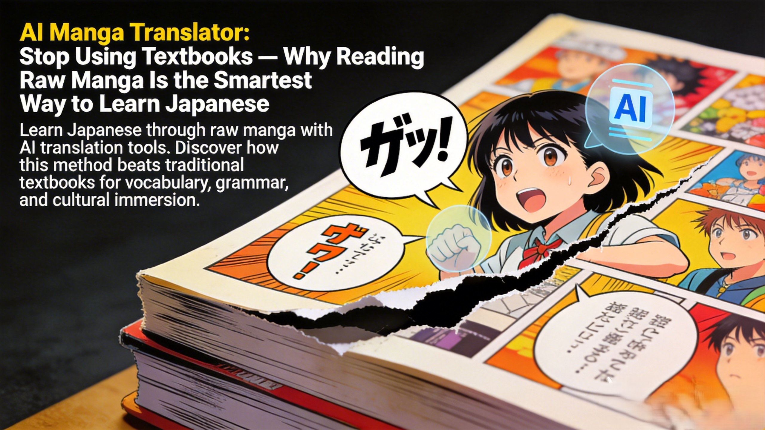 AI Manga Translator: Stop Using Textbooks — Why Reading Raw Manga Is ...