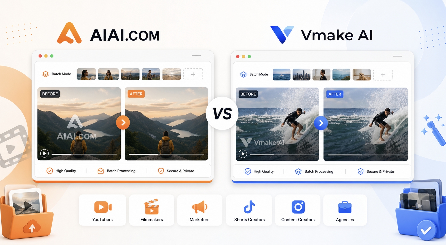 quality comparison before and after removing watermark