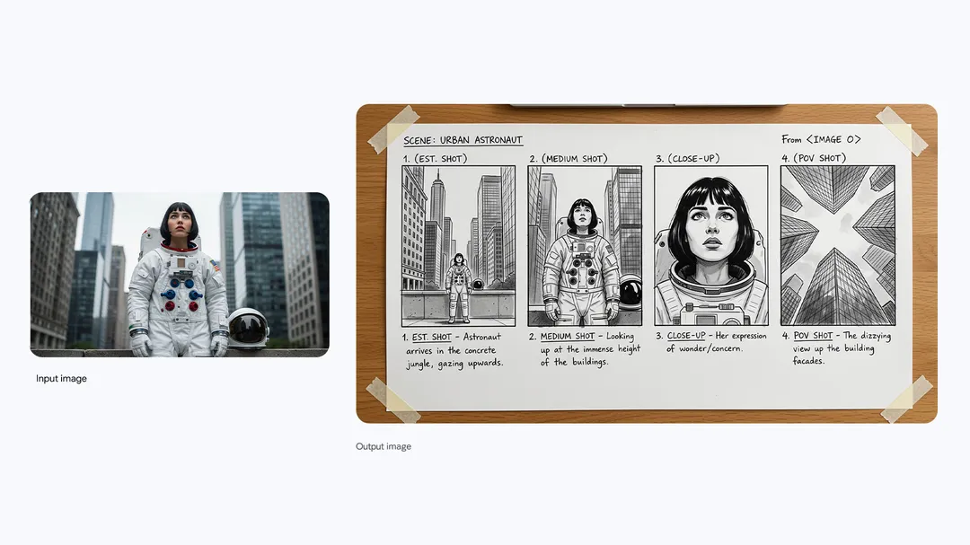 Make storyboards with clear text