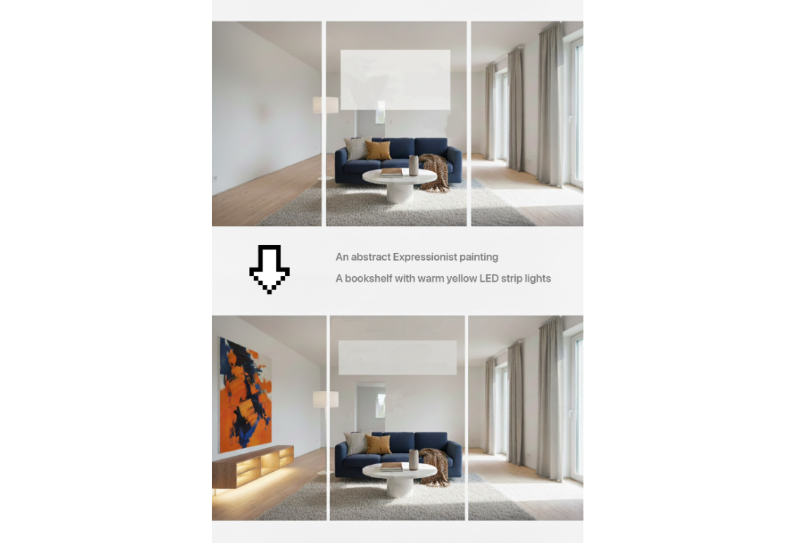 An infographic-style poster showcasing creating focus and atmosphere