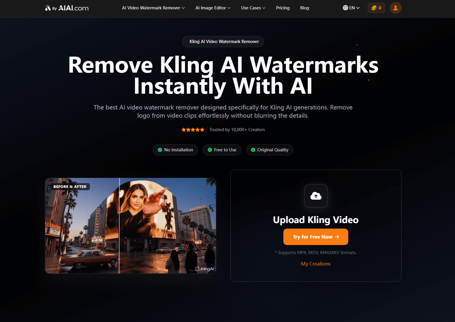 Kling AI Remove Watermark Video