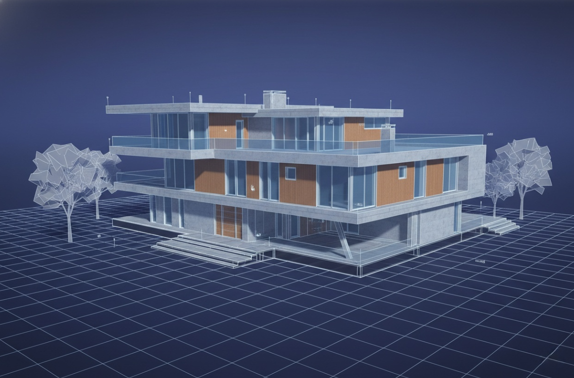 cad house design image AI CAD Design