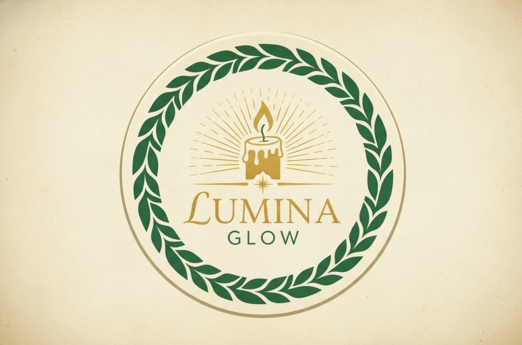 ai generated candle business logo 
