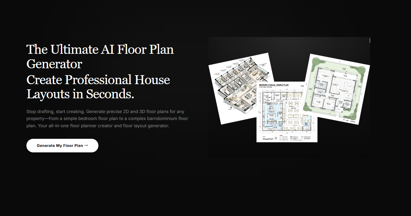 2D floor plan layout generated using AIAI.com AI floor plan generator