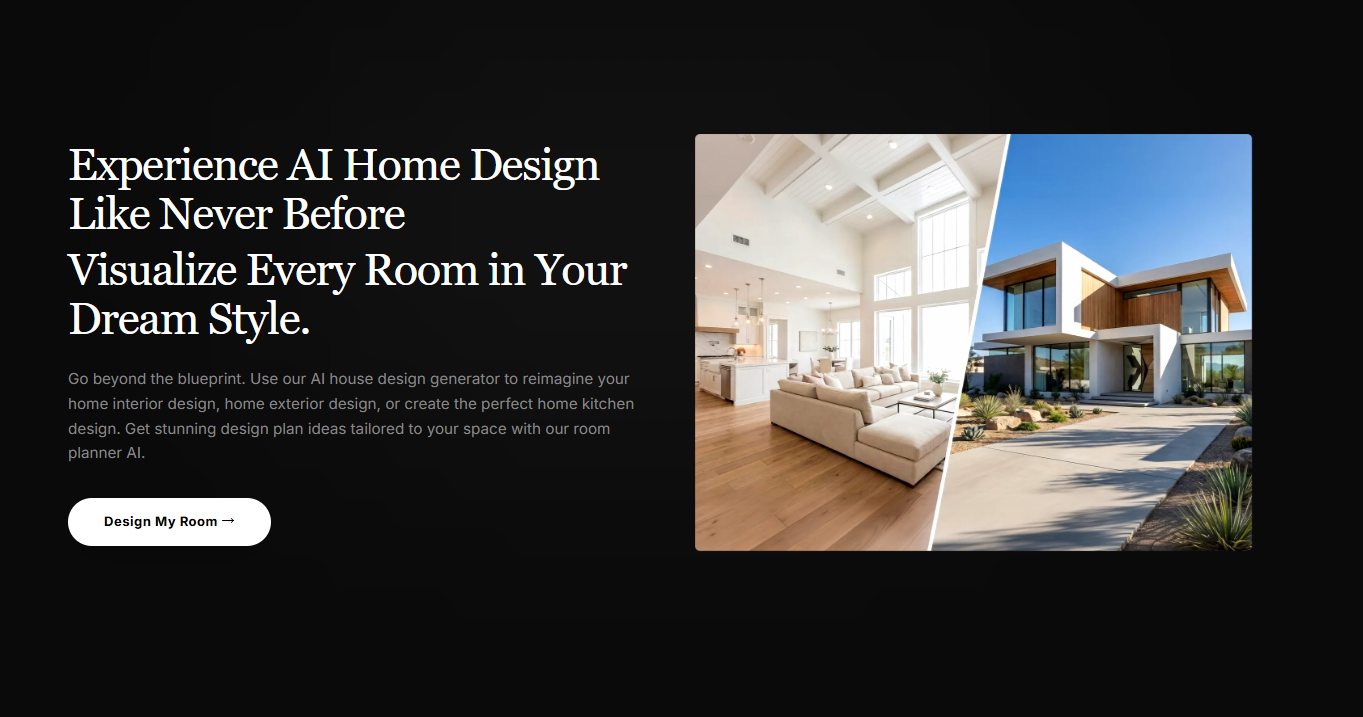 AI-generated interior design visualization created in AIAI.com