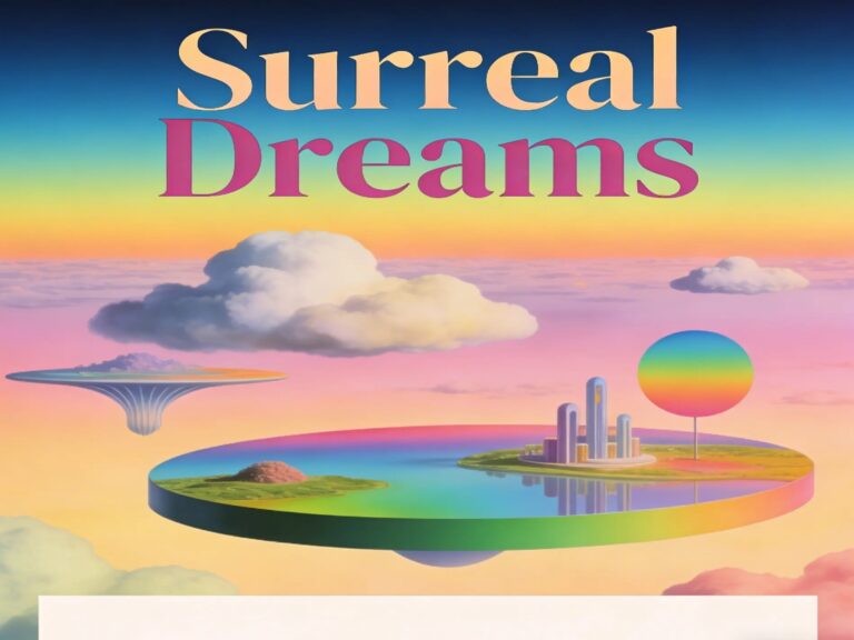 A surreal dreams poster generated by an online AI Poster Generator