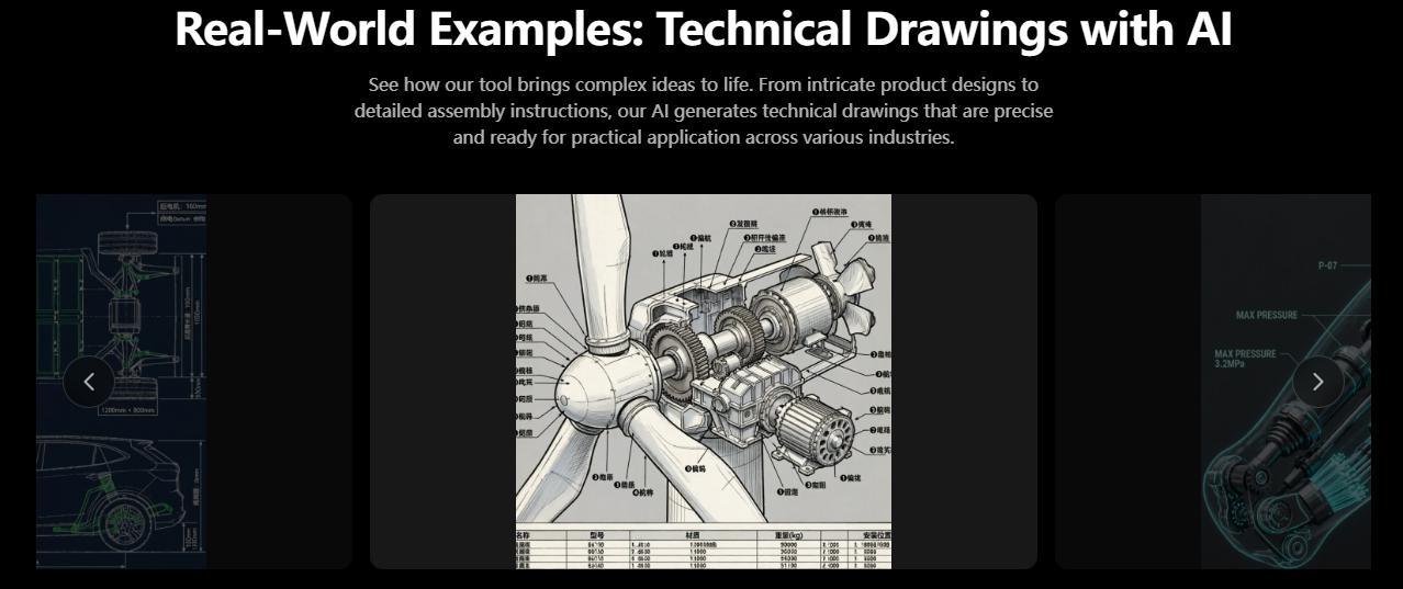 Exploded isometric technical drawing of a wind turbine gearbox and automotive chassis with parts list.